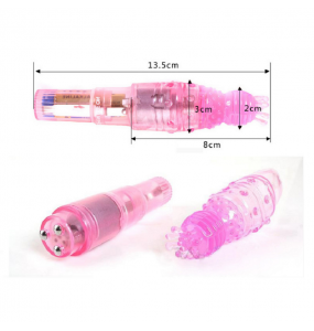 APHRODISIA Female G-Spot Orgasm Squirt Finger Vibrator (Pink)